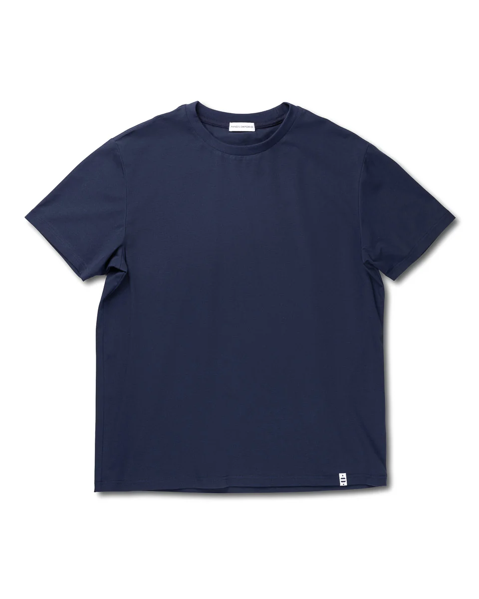 Organic Cotton Crew Tee Navy