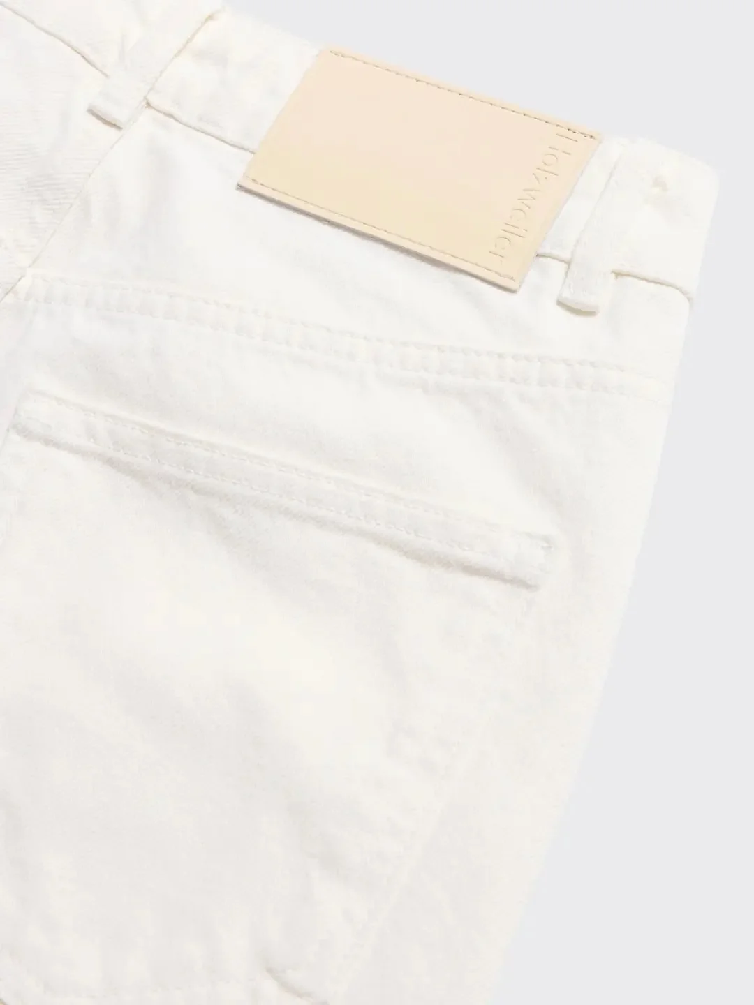 W Wide Jeans  Ecru - Image 6