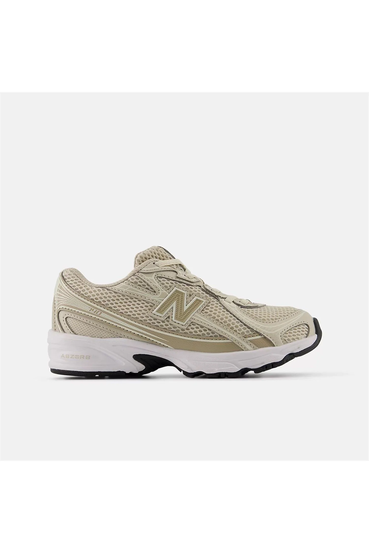 New Balance 740 Kids Bungee Lace Timberwolf
