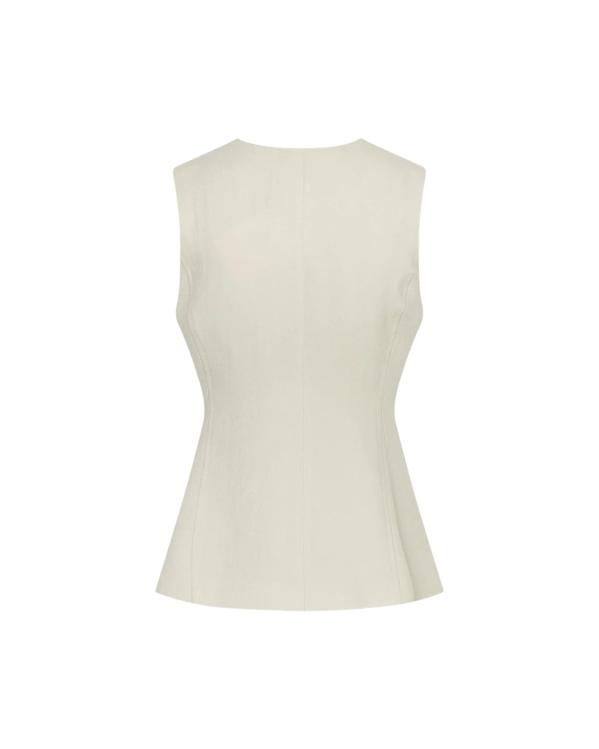 Mschesteriane Silver Waistcoat Beige - Image 2