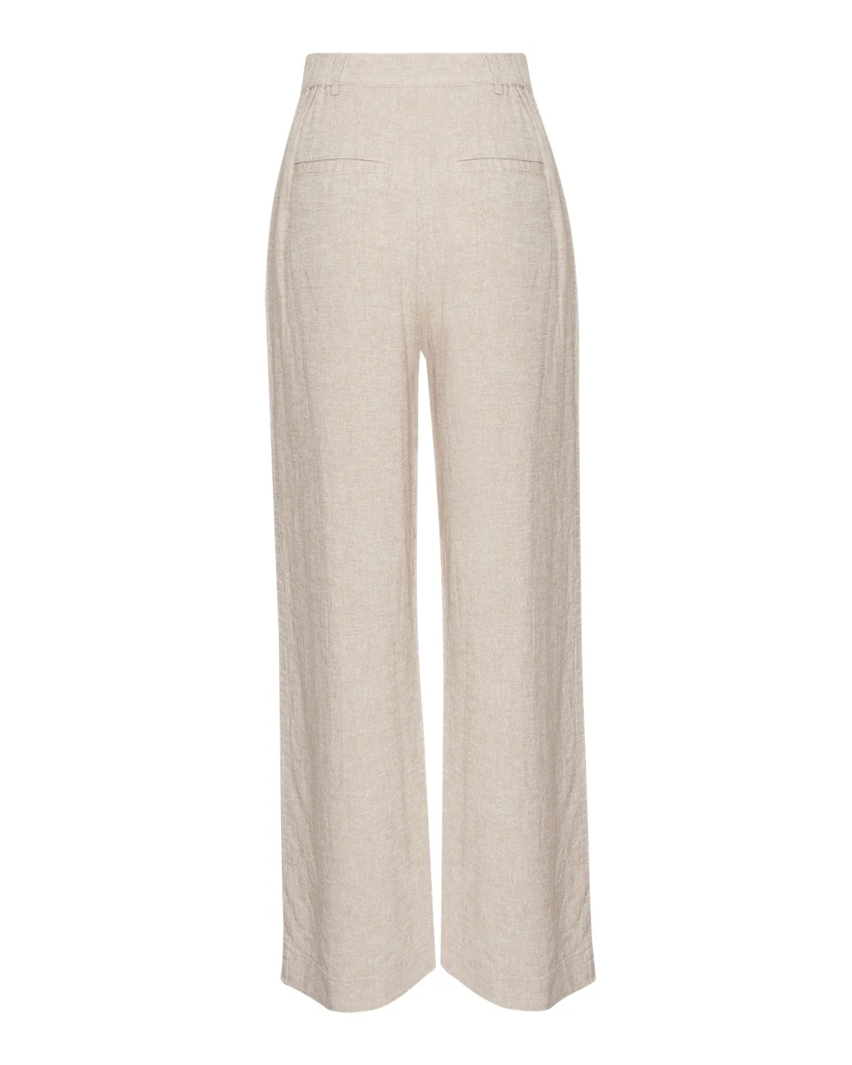 Mschpennie Ginia Hw Pants Beige - Image 2