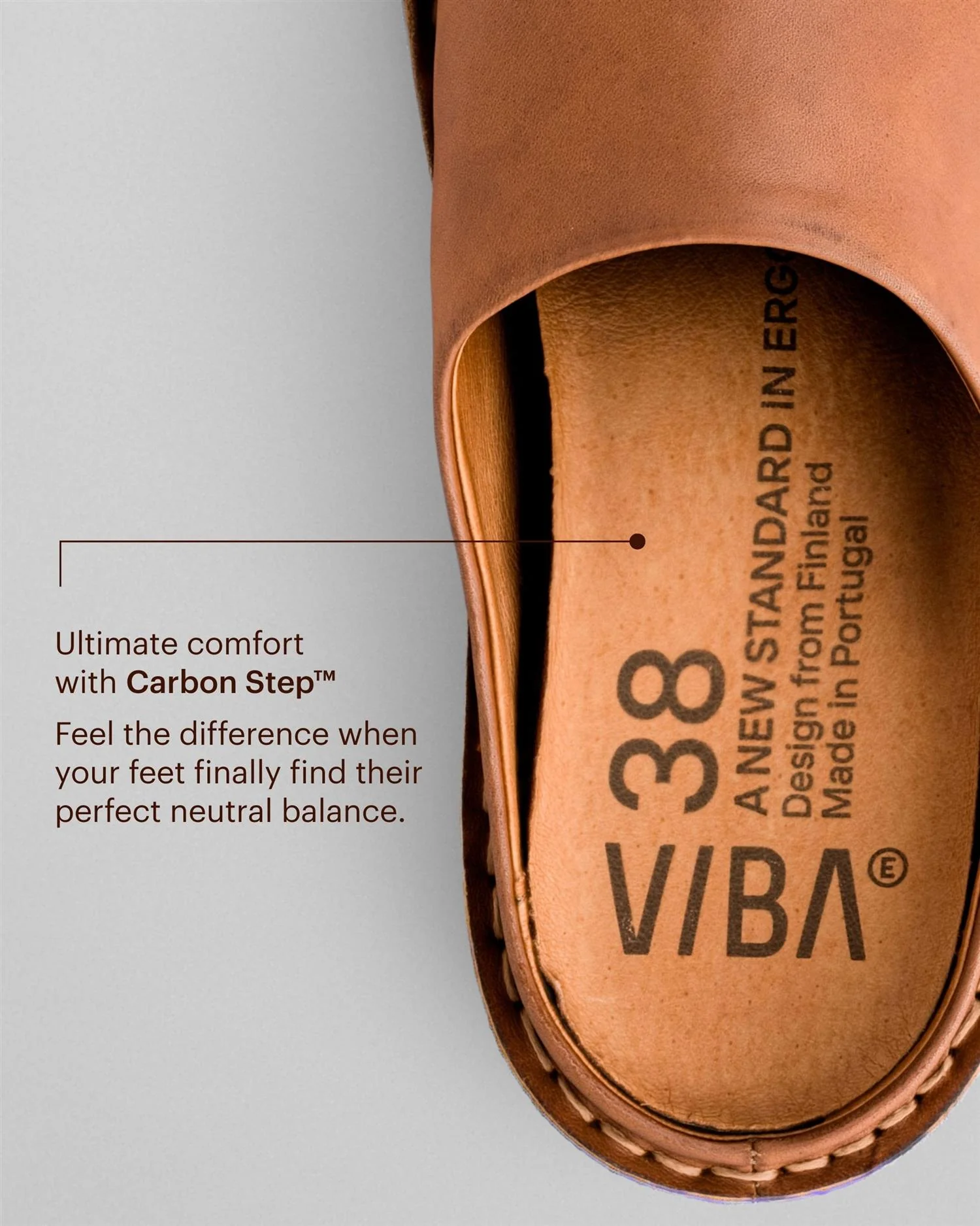 Roma leather Cognac Brown - Image 3