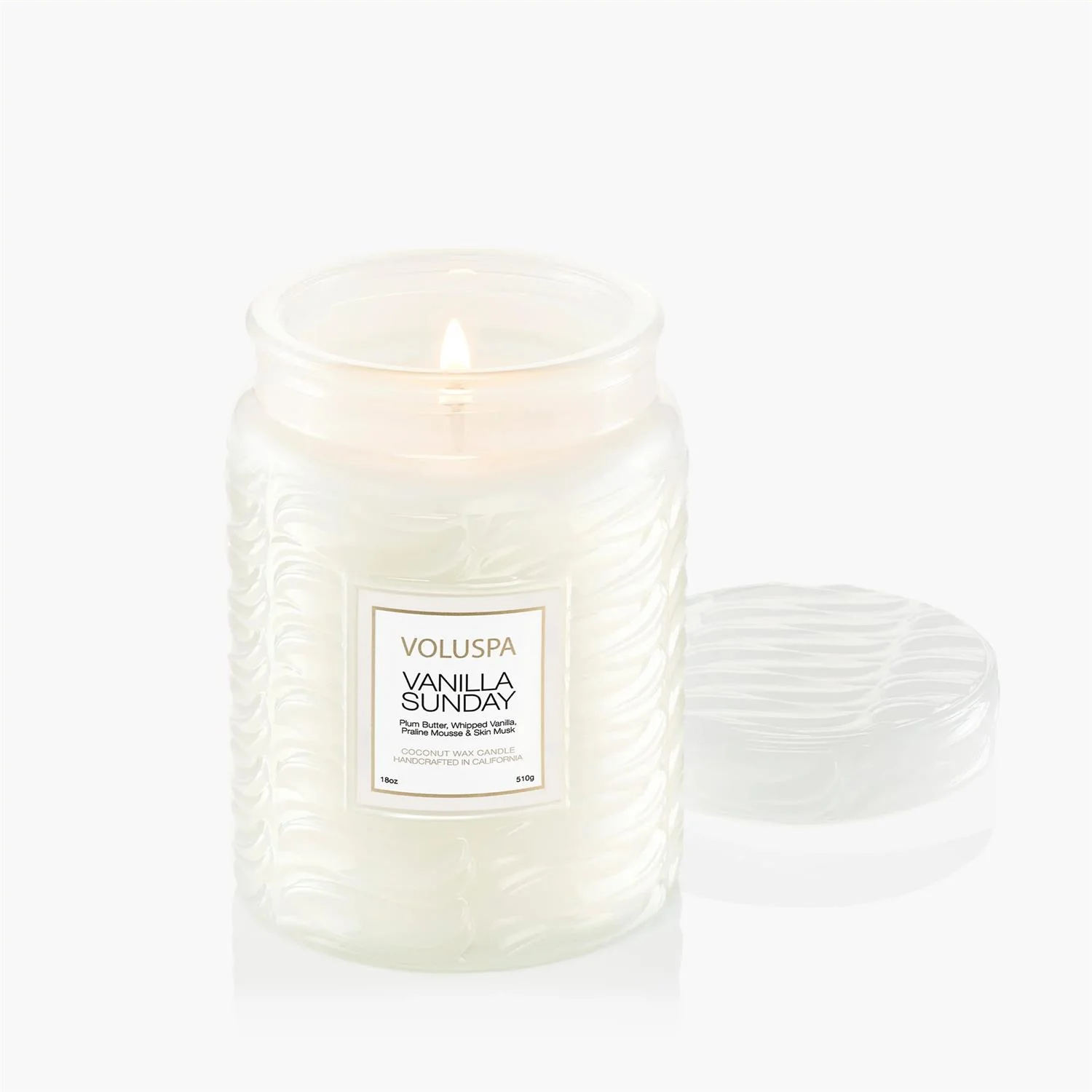 Large Jar Candle  Vanilla Sunday