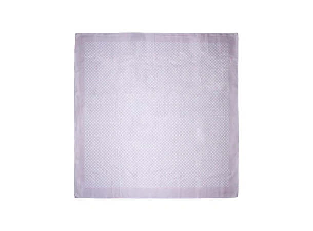 Skjerf m/mønster 90*90 Beige - Image 2