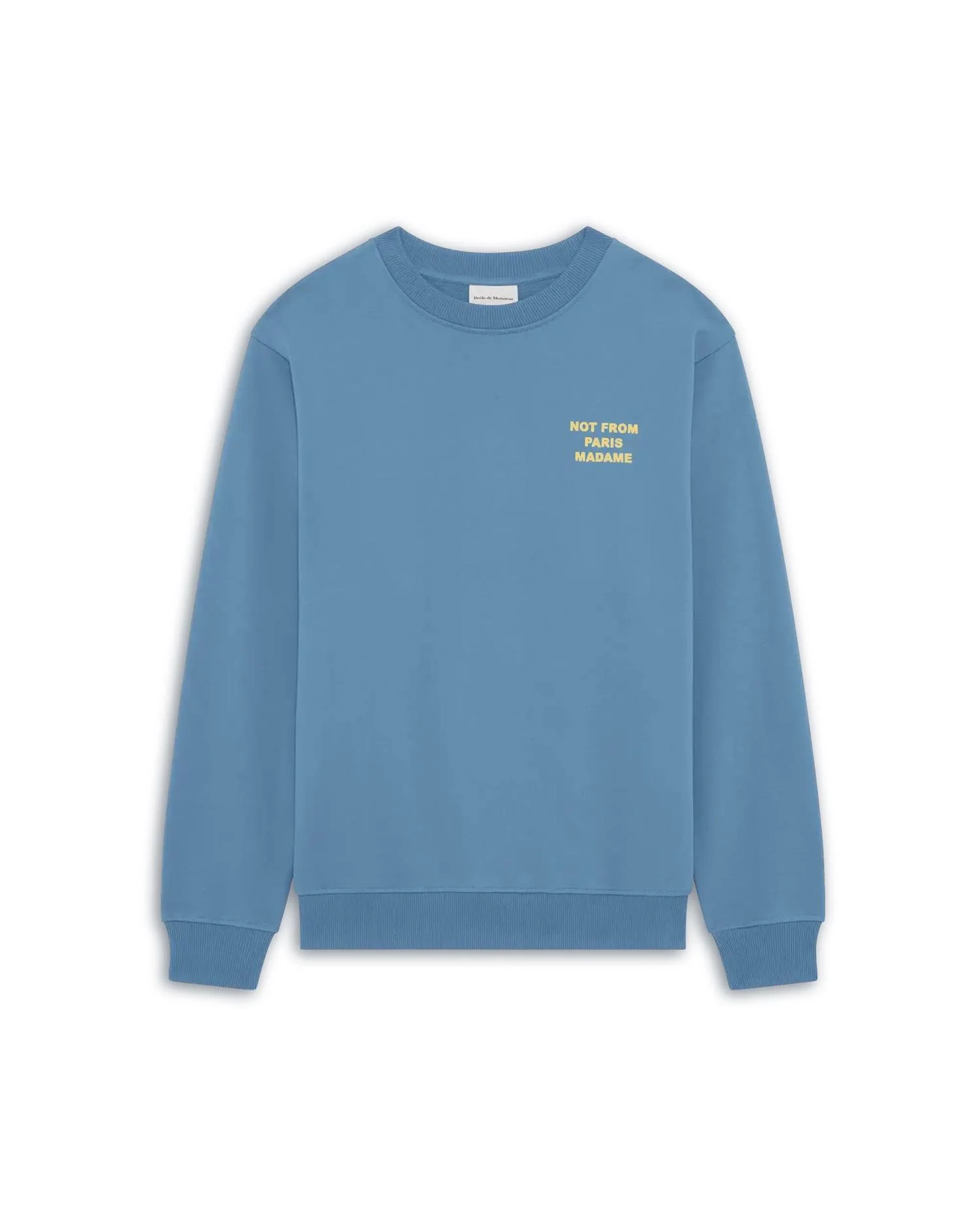 Le Sweatshirt Slogan Atlantic Blue