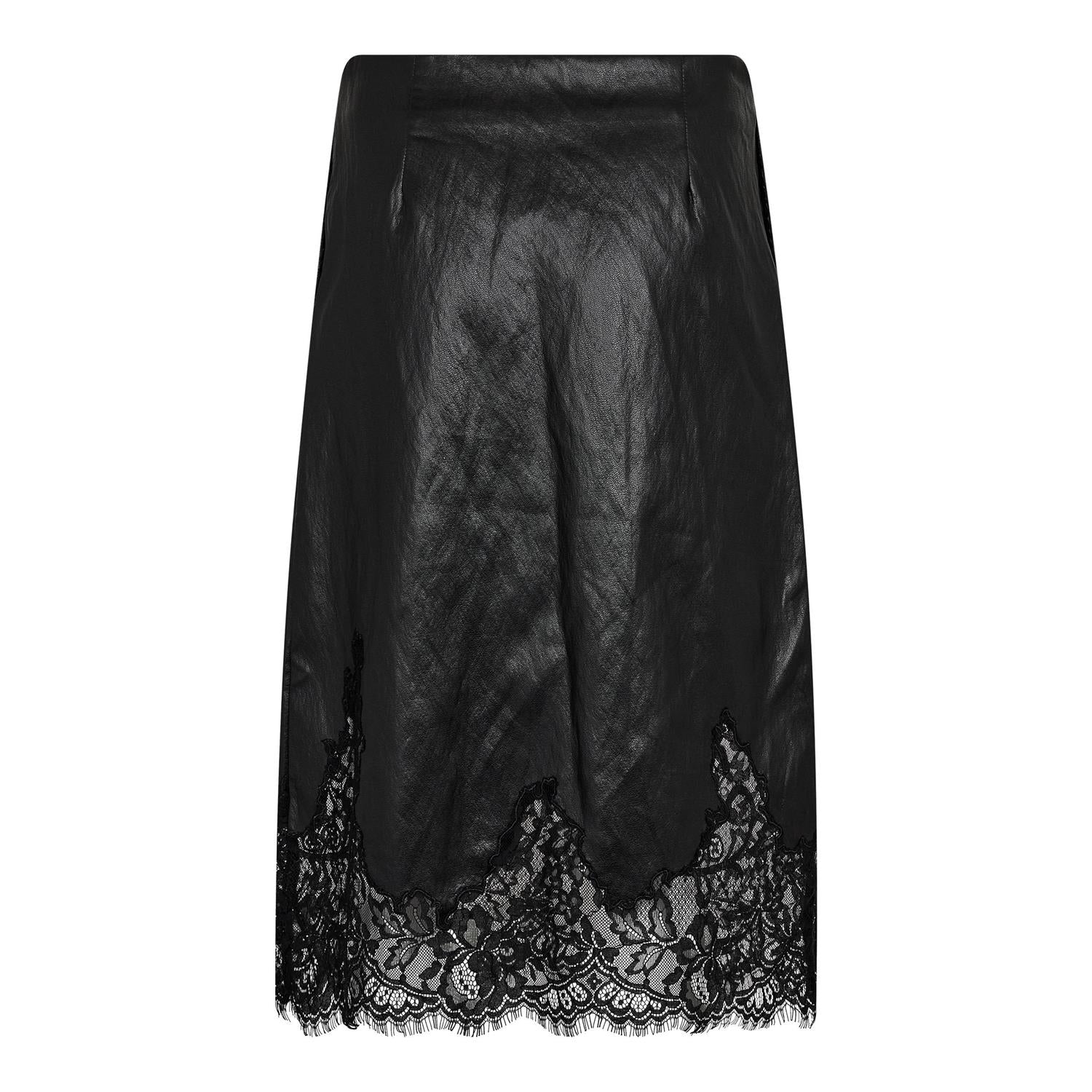 GittCC Lace Midi Skirt Black - Image 3