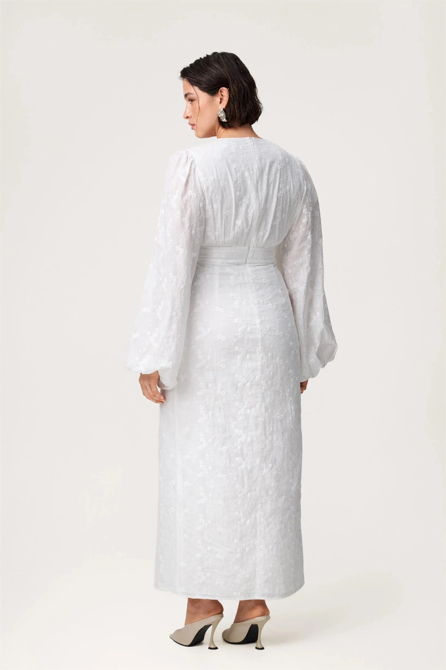 Positano Maxi dress White Embroidry - Image 7