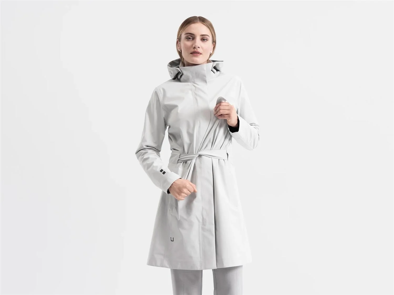 Elektra coat  Chalk - Image 4