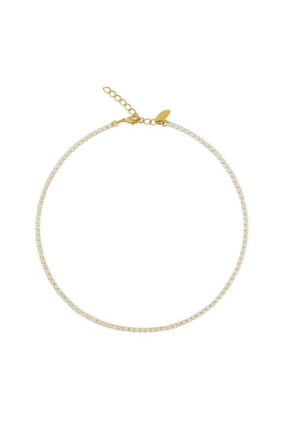 MINI ZARA NECKLACE GOLD Crystal