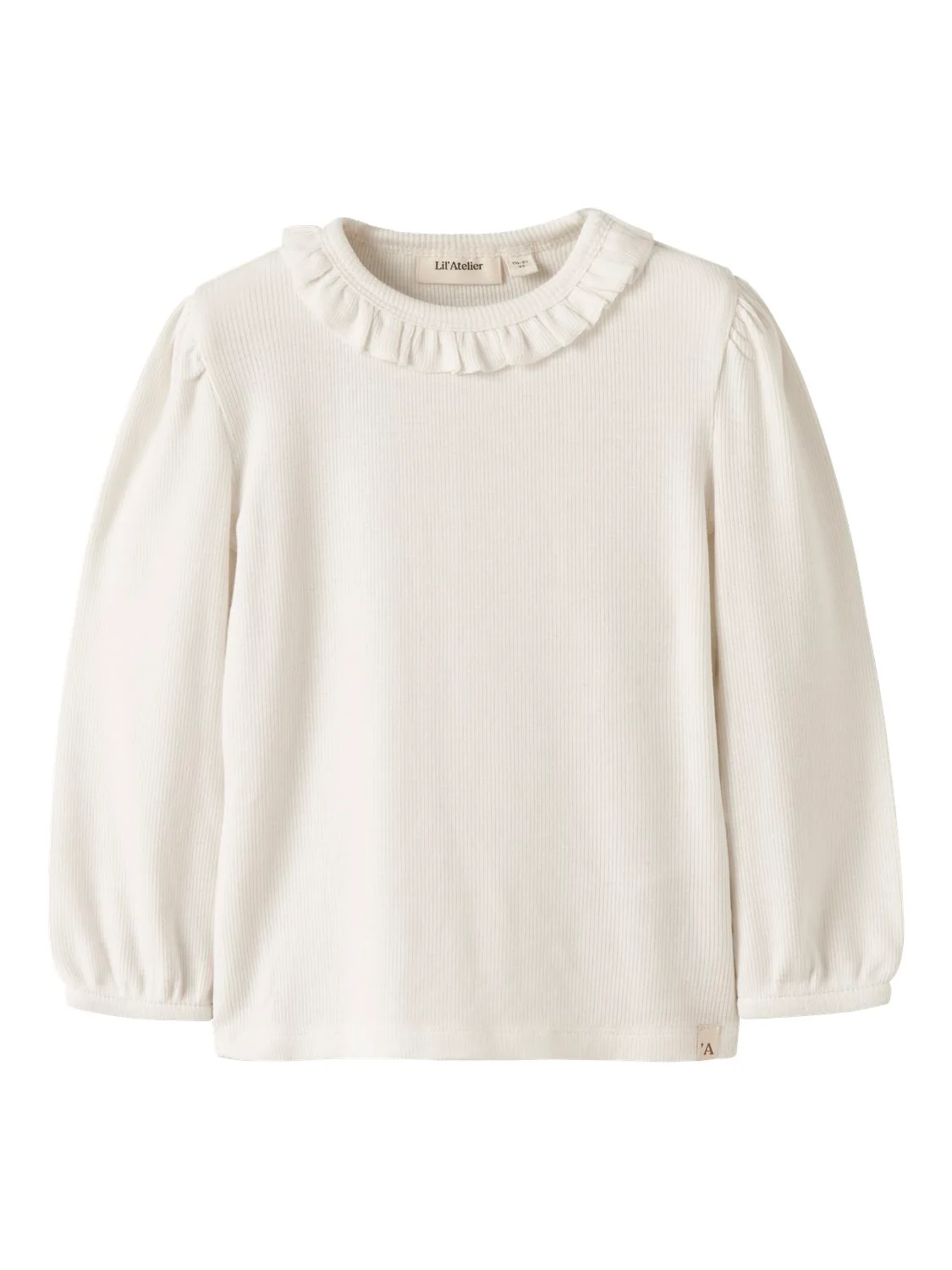 Frijo Ls Slim Top Offwhite