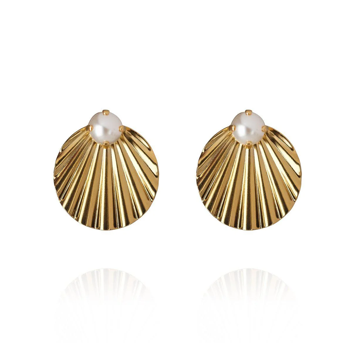 MILOS EARRINGSGOLD Pearl