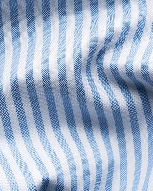 Striped signature Oxford Shirt, Slim Lyseblå - Image 6