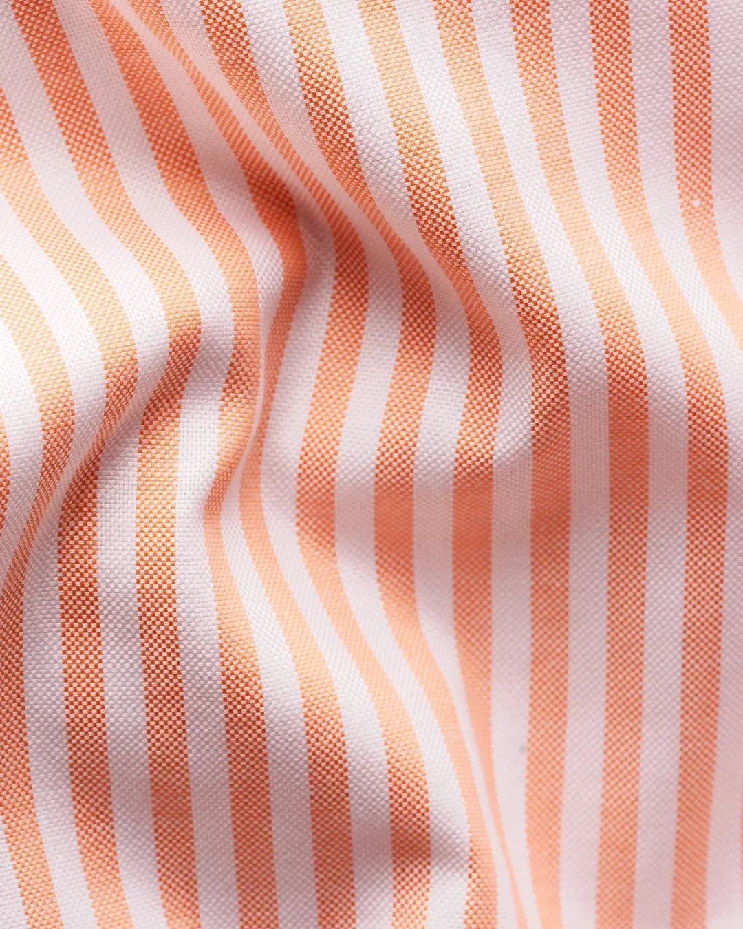 Striped signature Oxford Shirt, Slim Orange - Image 3