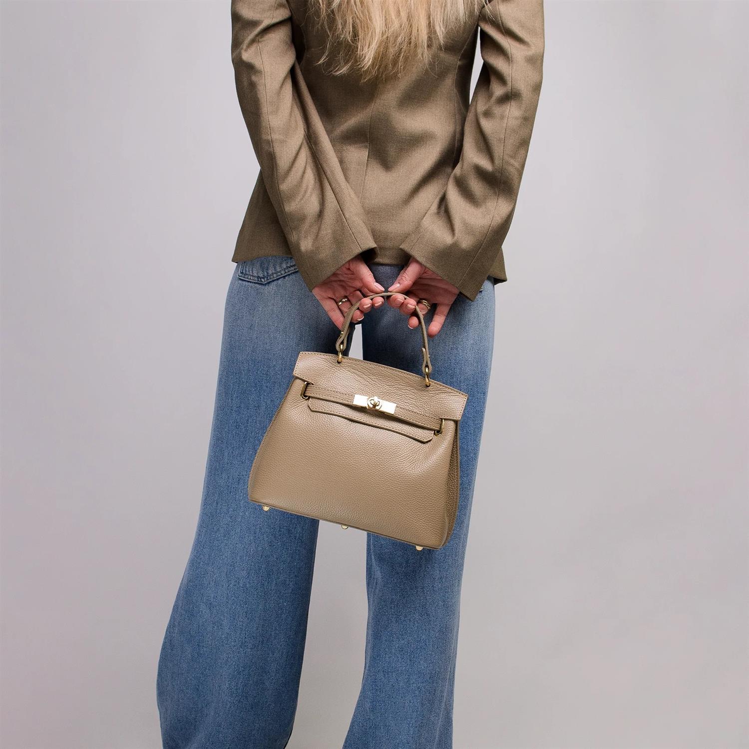 RIVOLI LEATHER Light Taupe - Image 4