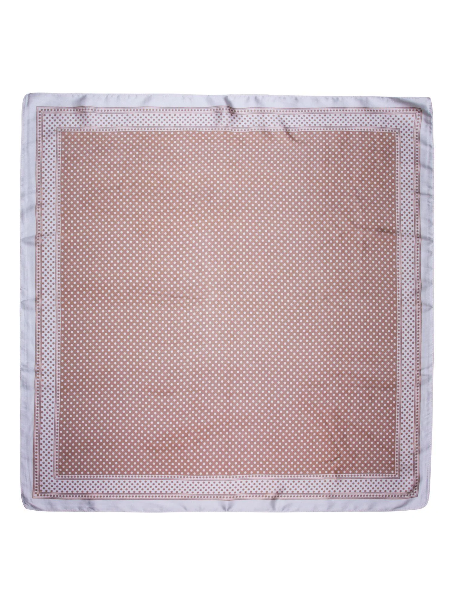 Skjerf med prikker  Beige - Image 2