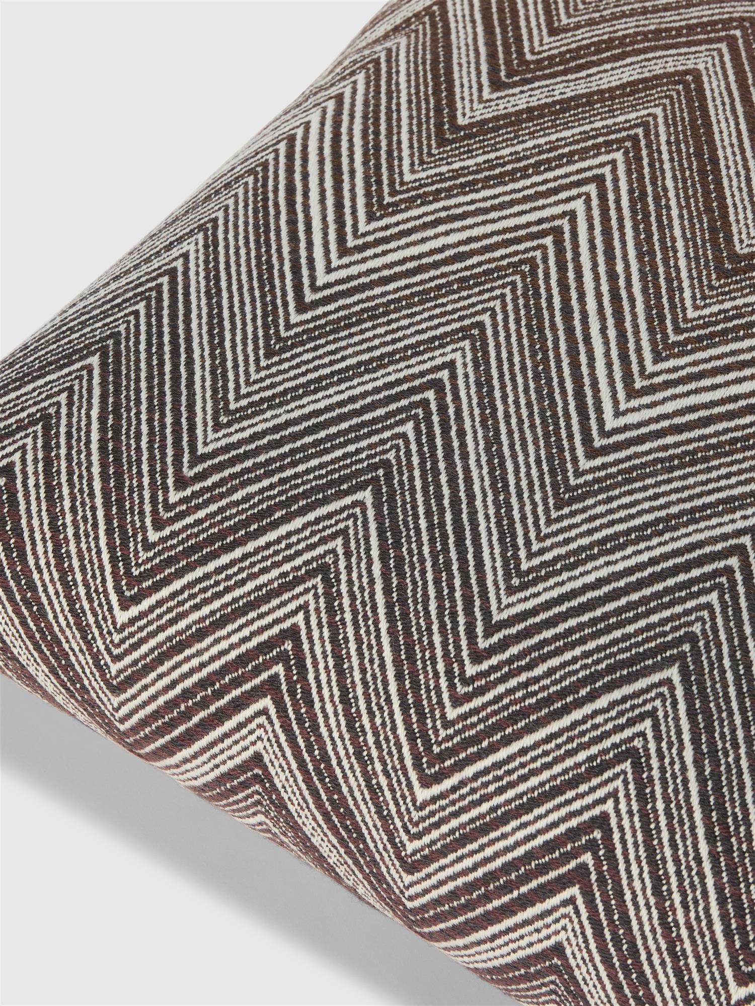 TIMMY CUSHION  Brown/White - Image 2