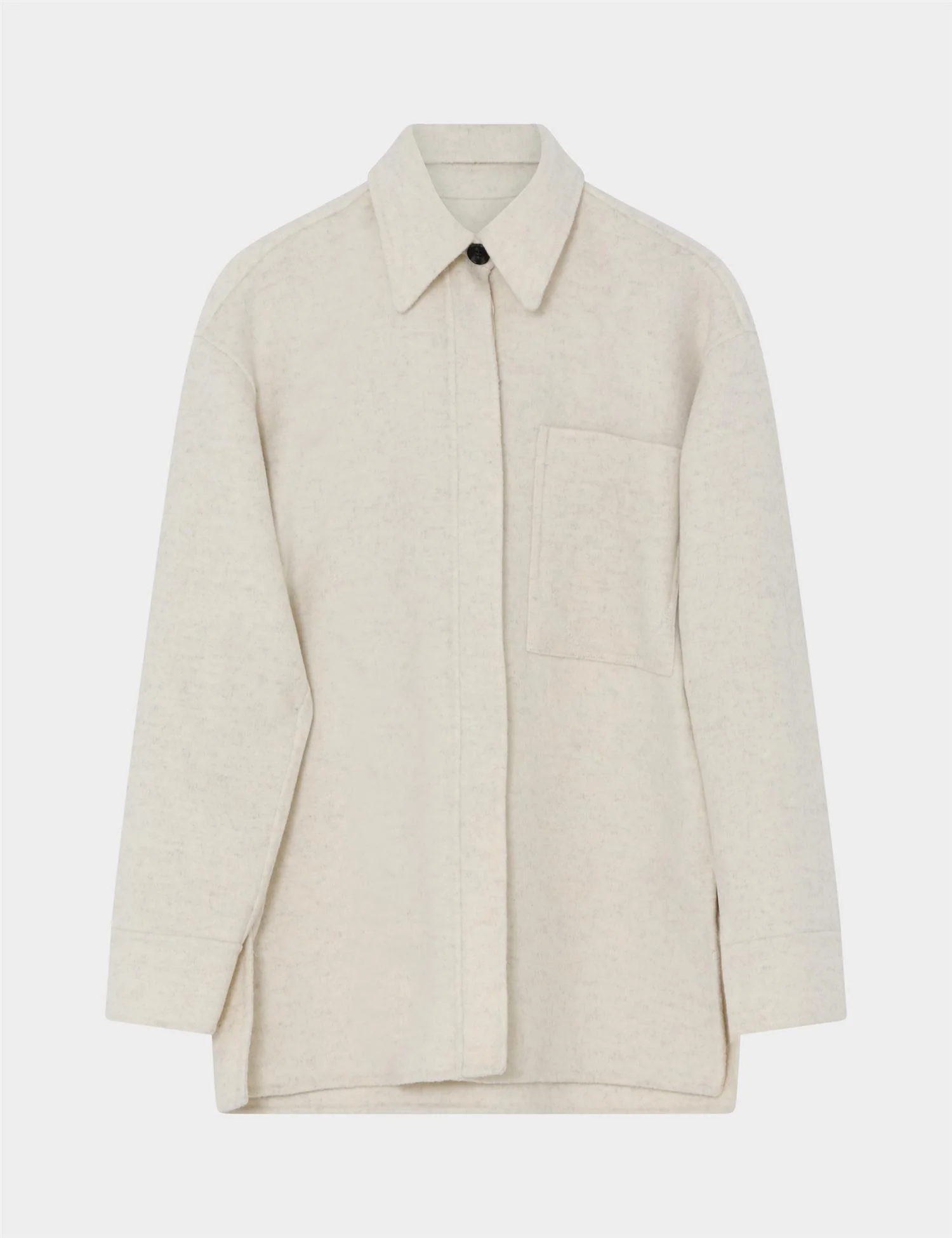 VIVIAN - DOUBLE FACED WOOL Jet Stream