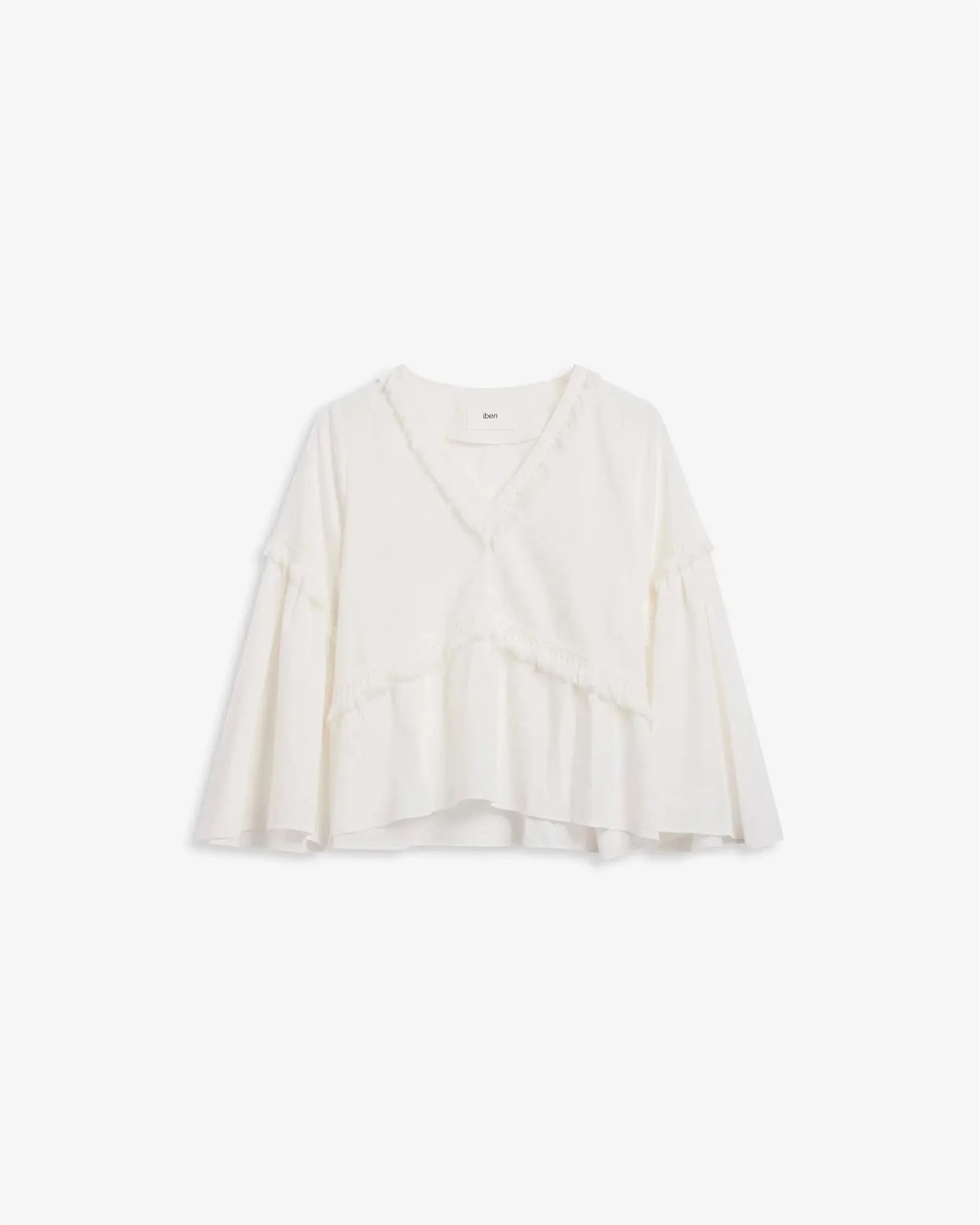 IBEN EDEN BLOUSE Linen White - Image 2