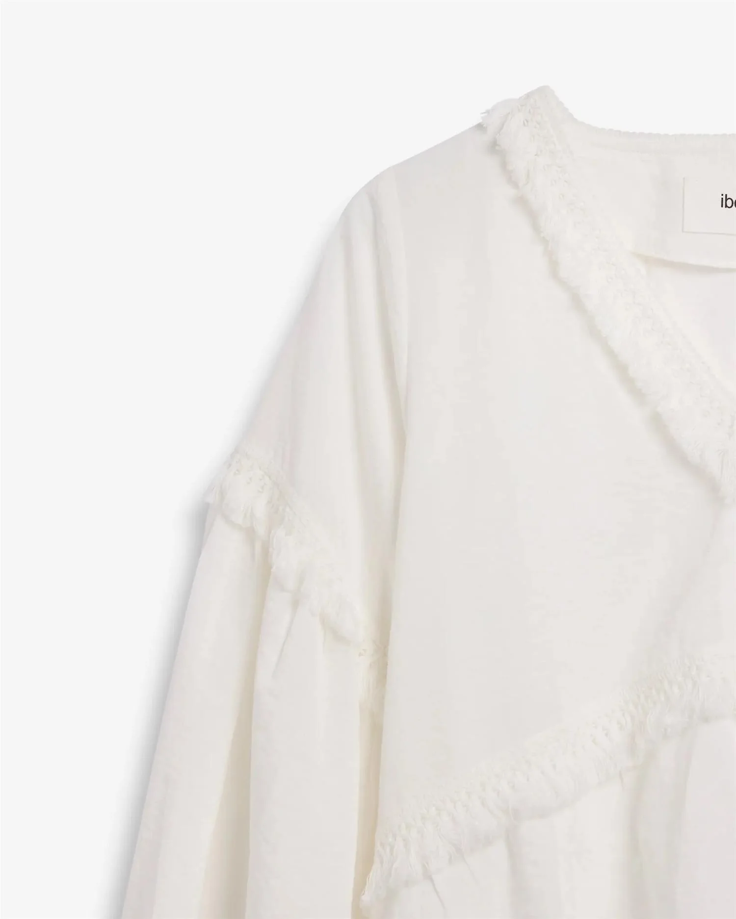 IBEN EDEN BLOUSE Linen White - Image 4