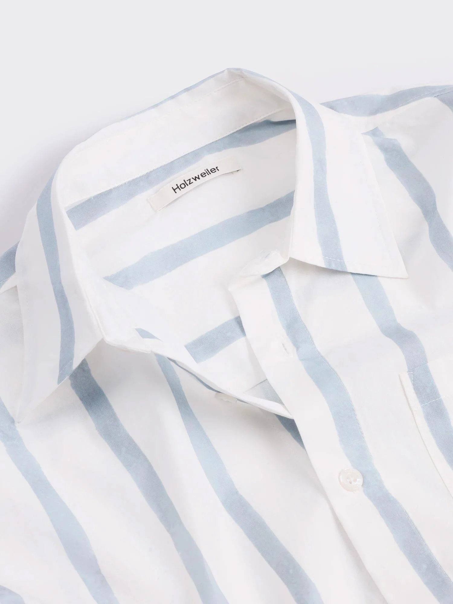 Regular Striped Shirt  Blue Stripe - Image 8