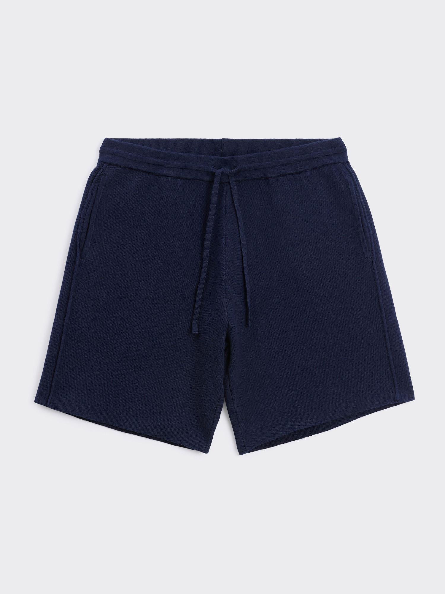 Summer Knit Shorts Navy
