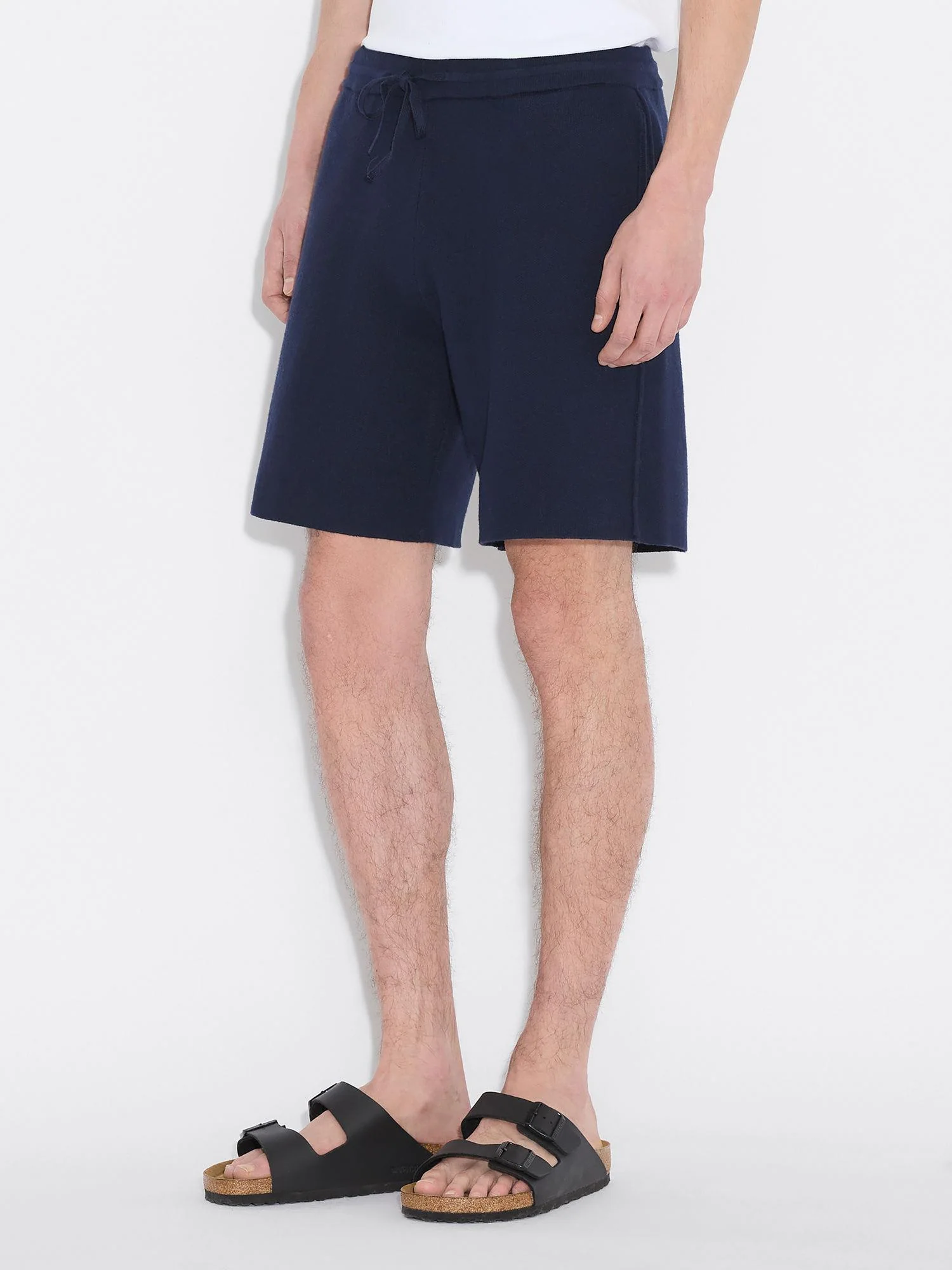 Summer Knit Shorts Navy - Image 2