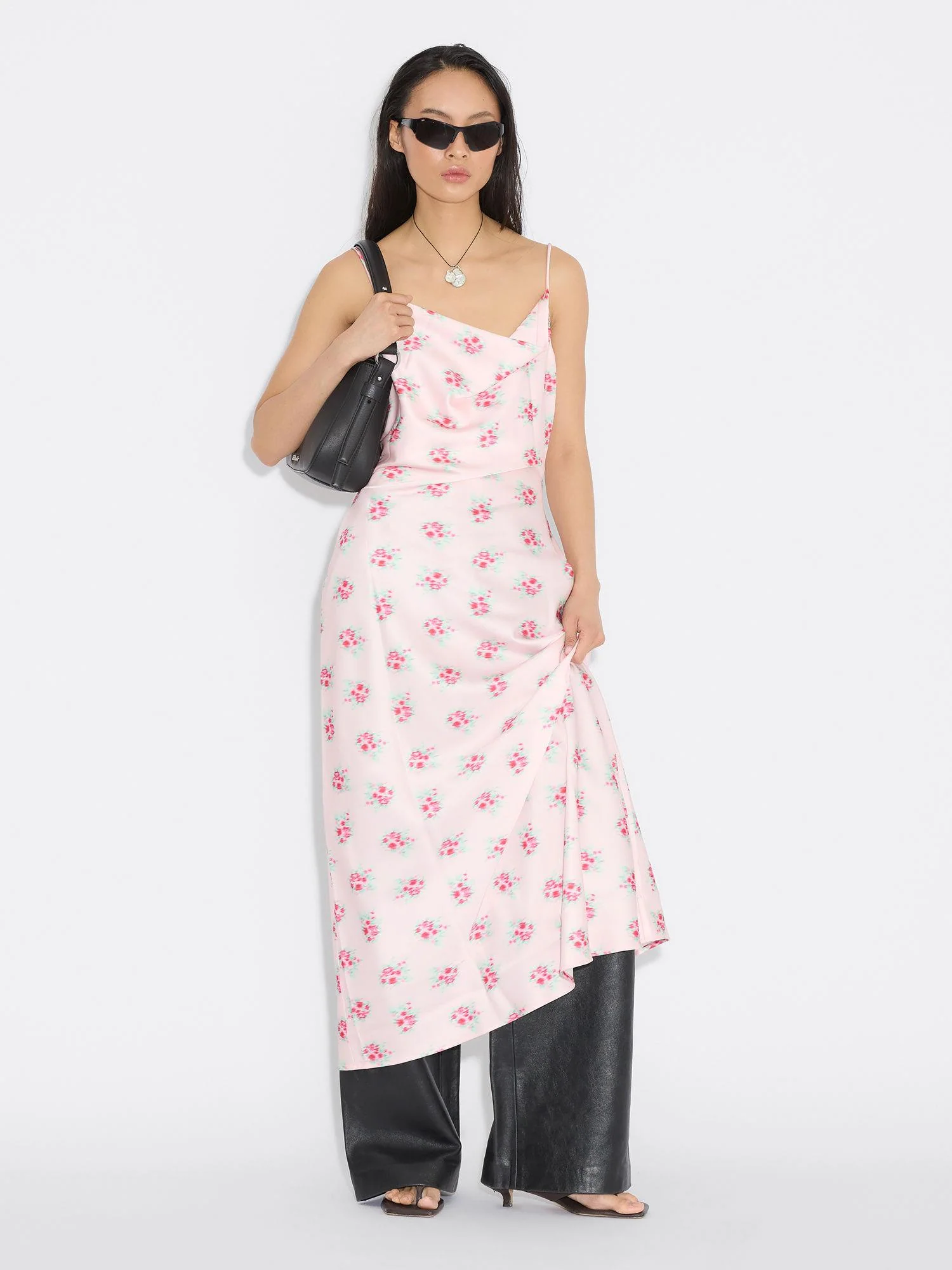 Eila Print Dress  Lt. Pink Mix - Image 3