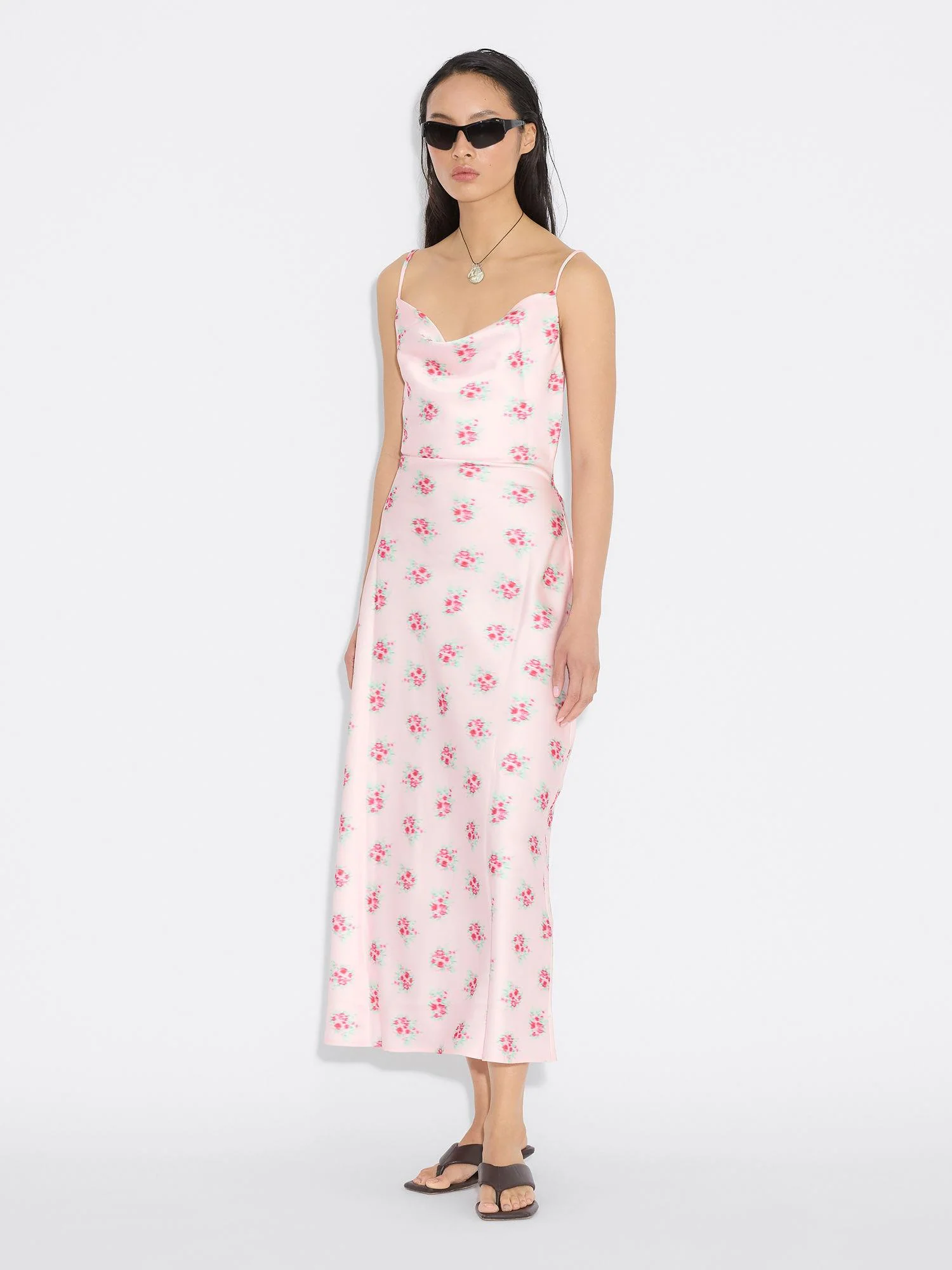 Eila Print Dress  Lt. Pink Mix - Image 5