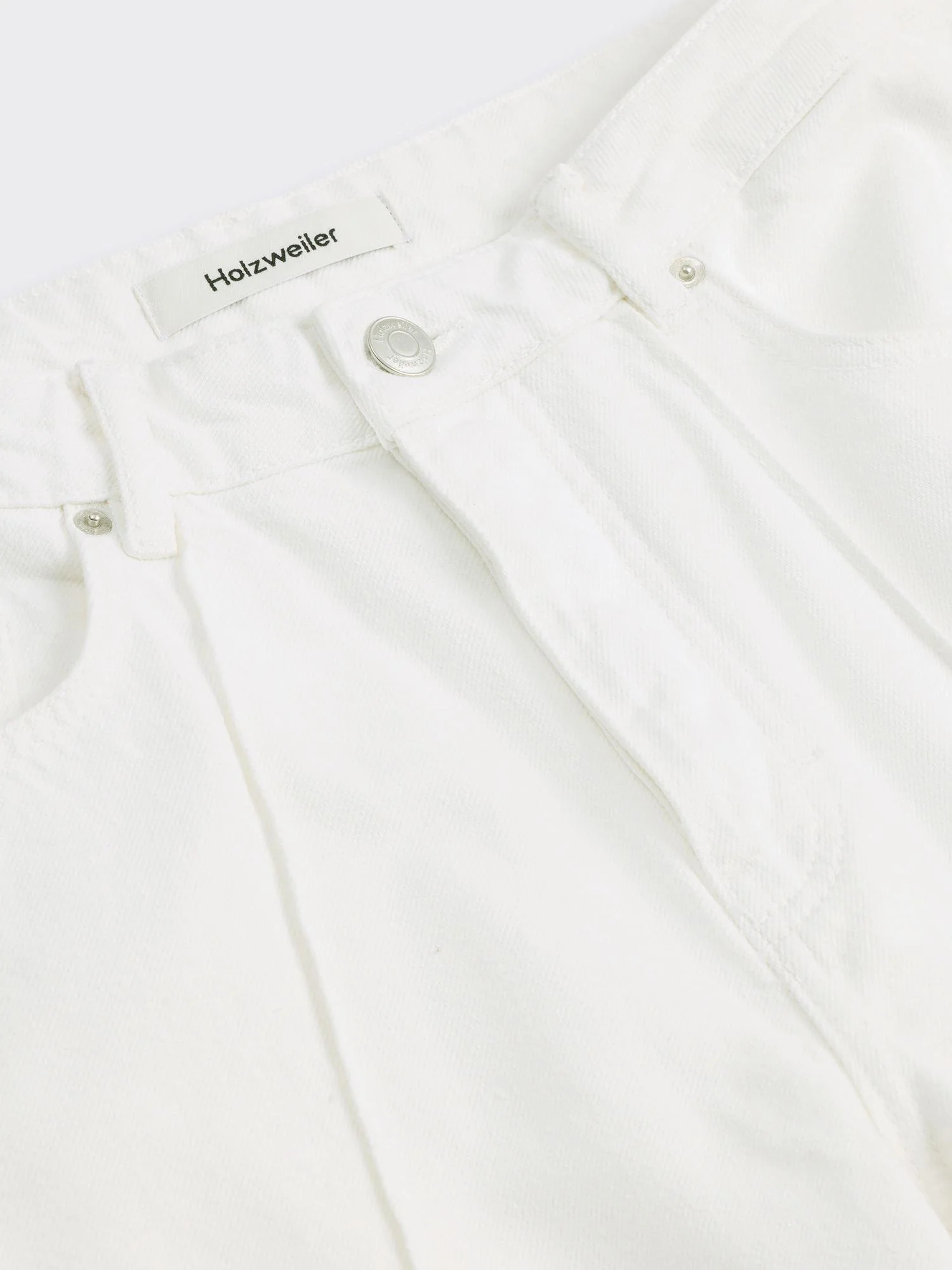 Regular Twill Trouser  Ecru - Image 5