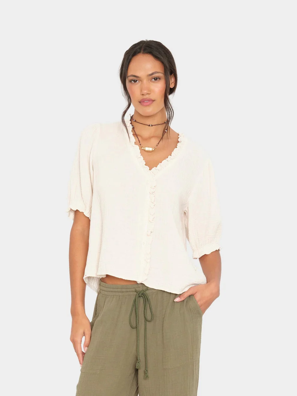 JENNA SHIRT  Oysterette - Image 2