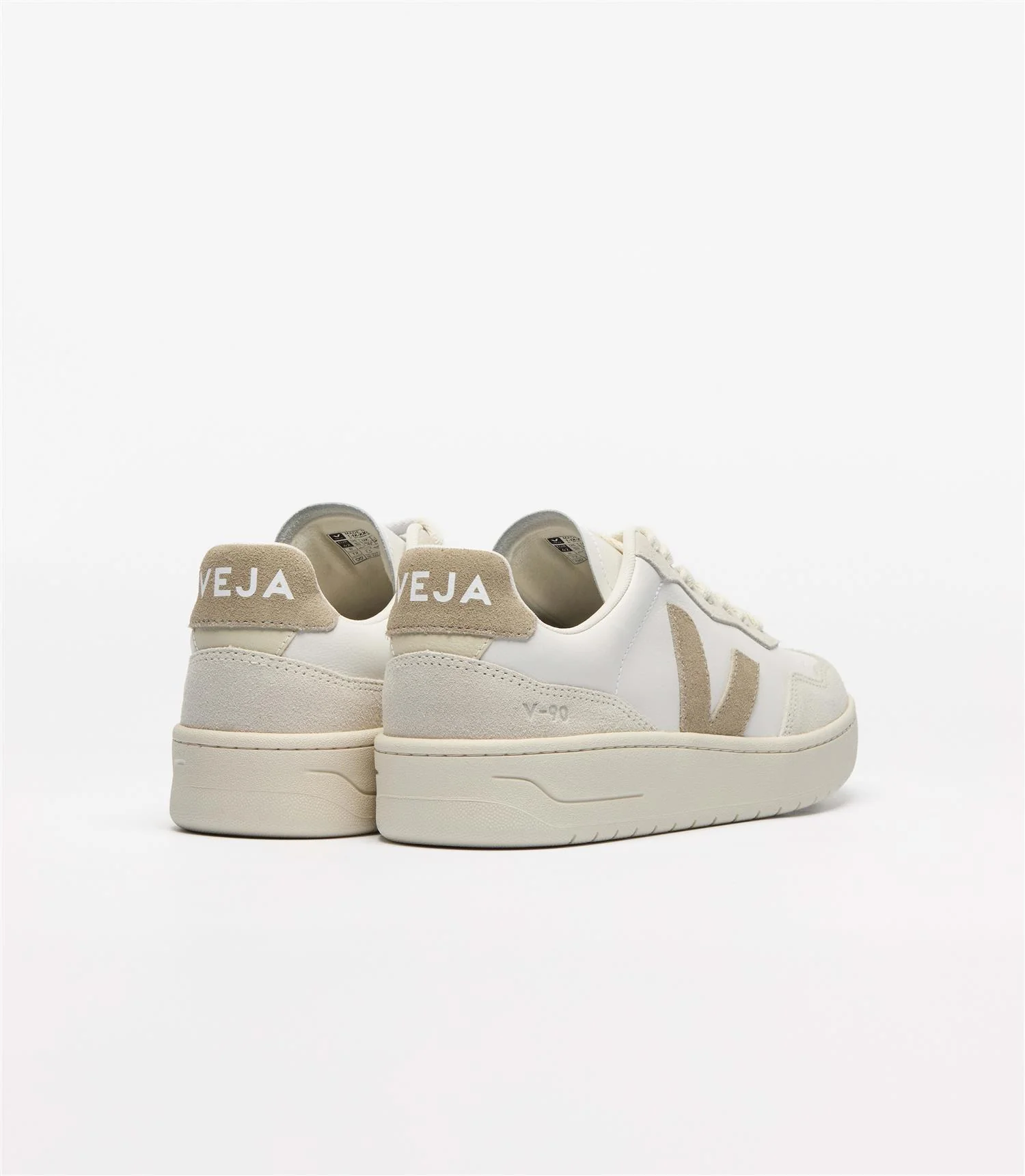 V-90 O.T. LEATHER White Taupe - Image 3