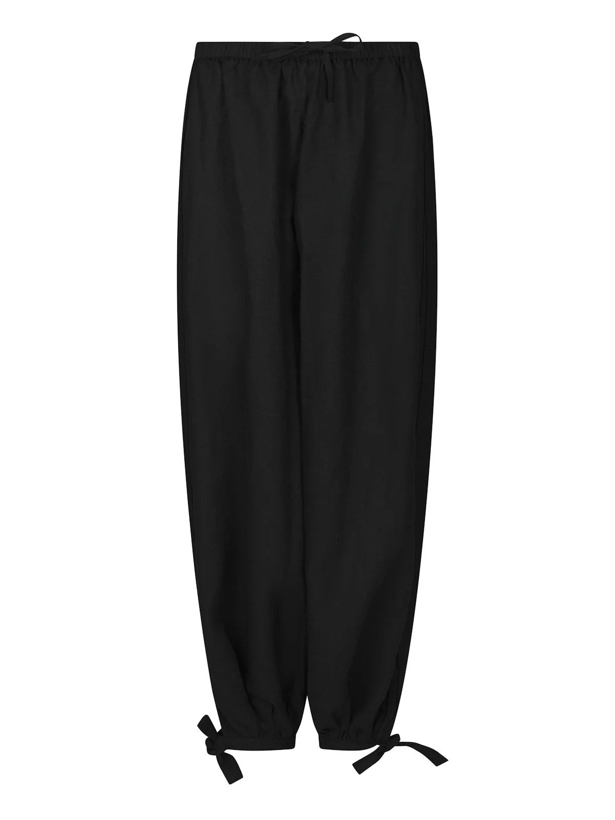 Roxane Balloon Linen Pants Black