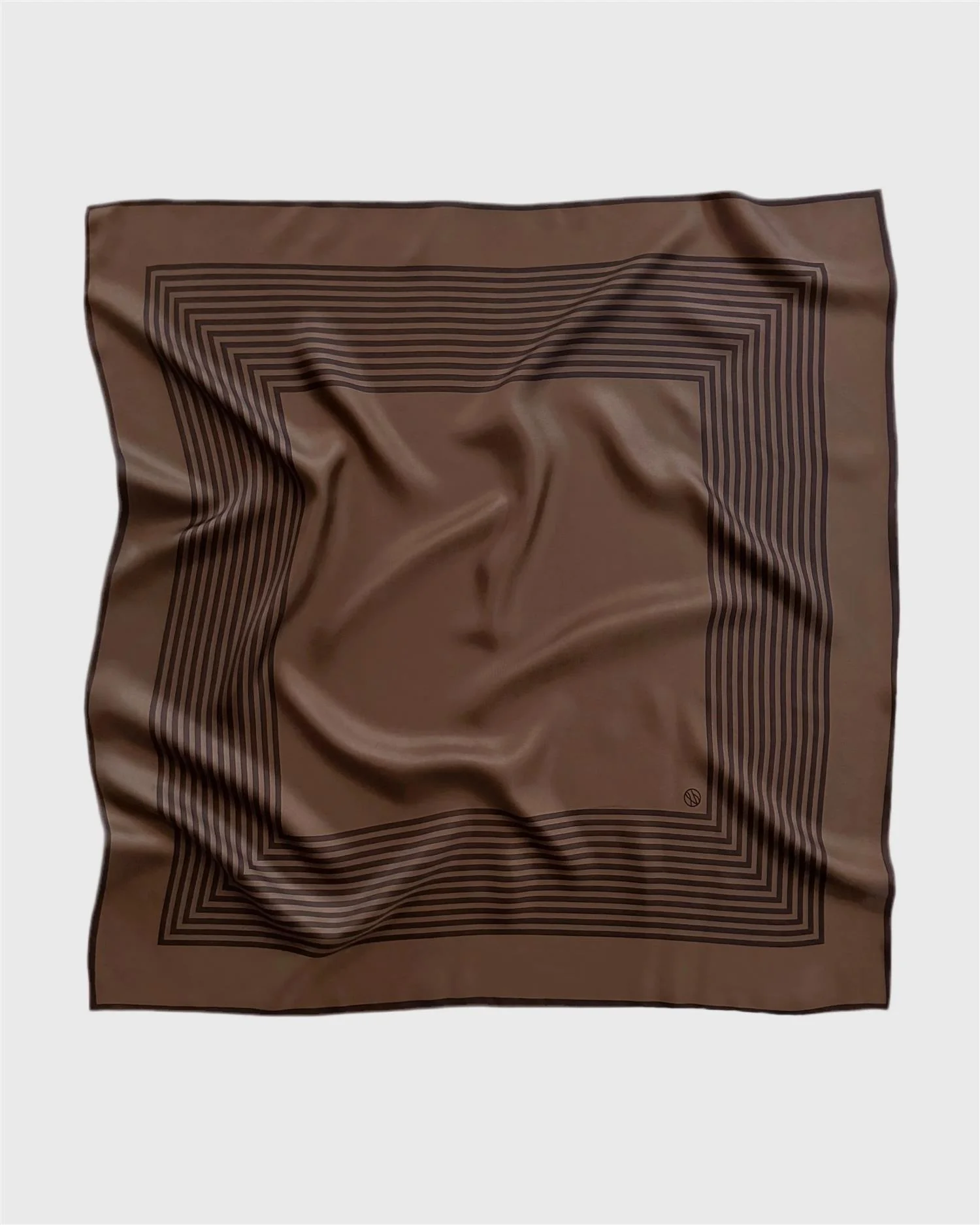 Striped Scarf  Brown