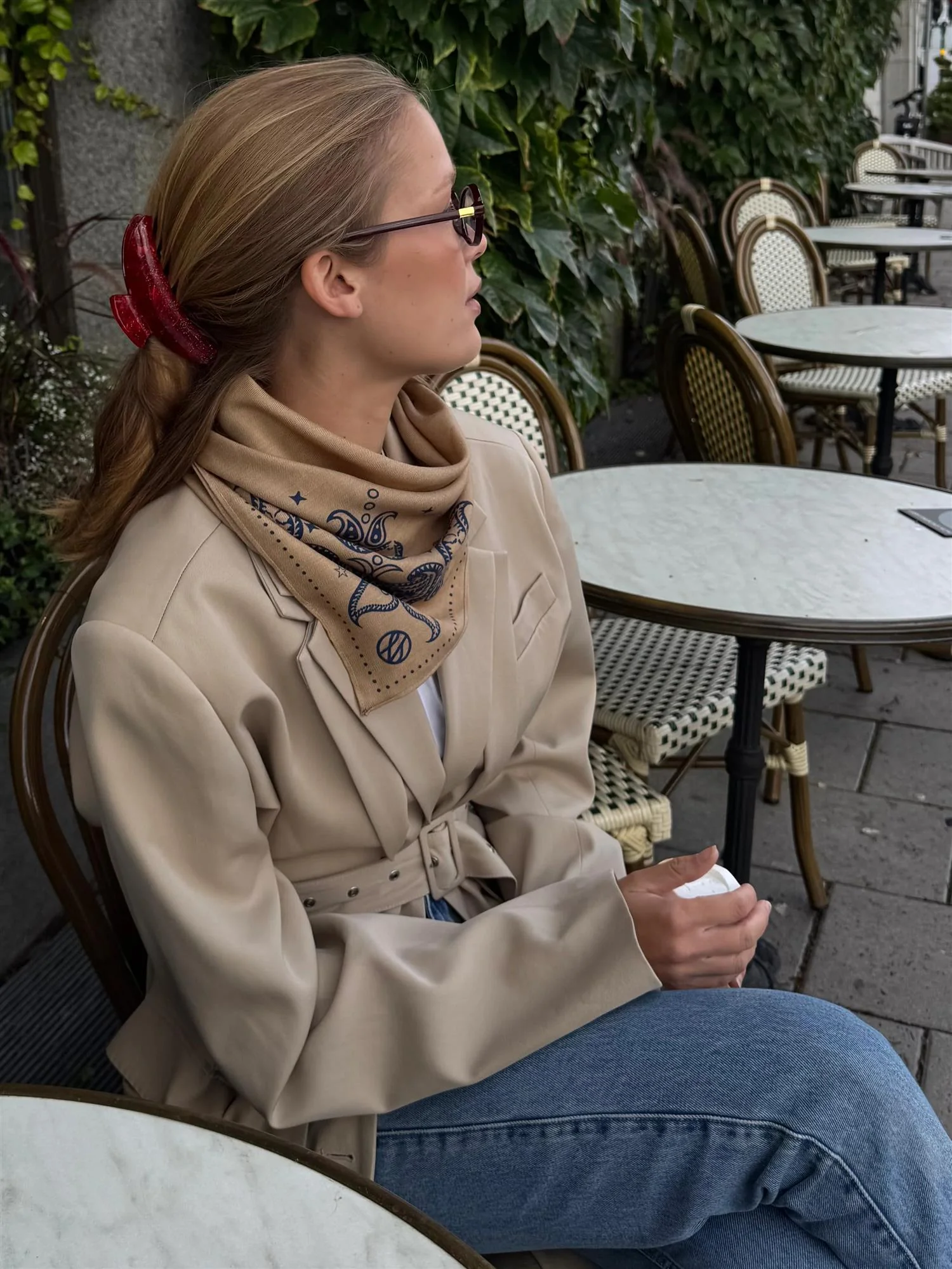 Wool Scarf  Cappucchino - Image 2
