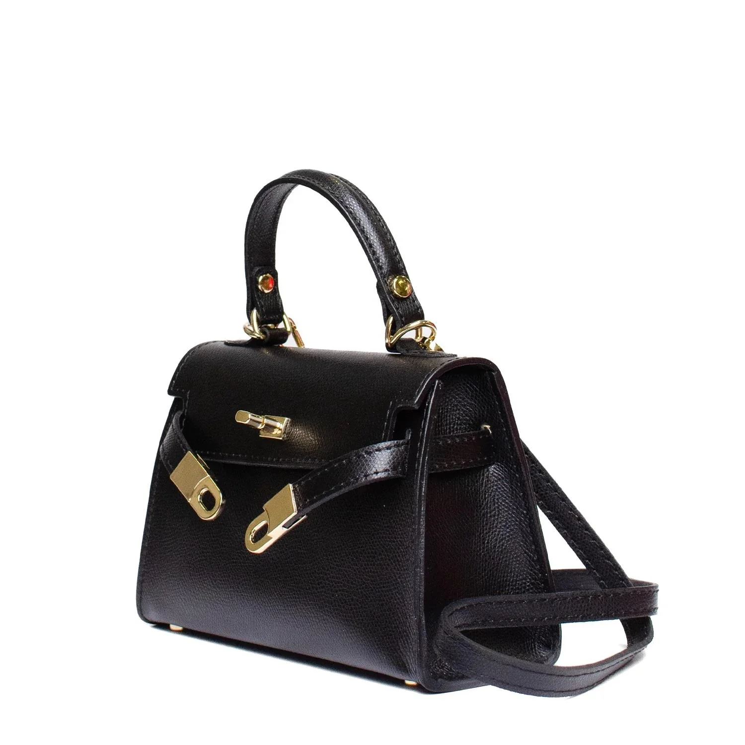 TRENTO BAG LEATHER Black - Image 2