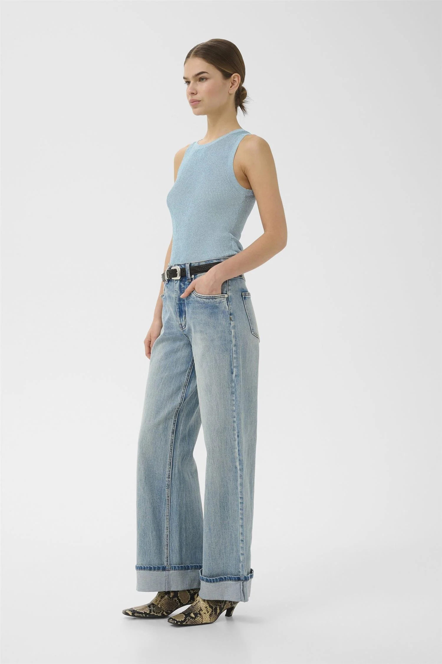 Silvigz Top  Arctic Blue Metallic - Image 4