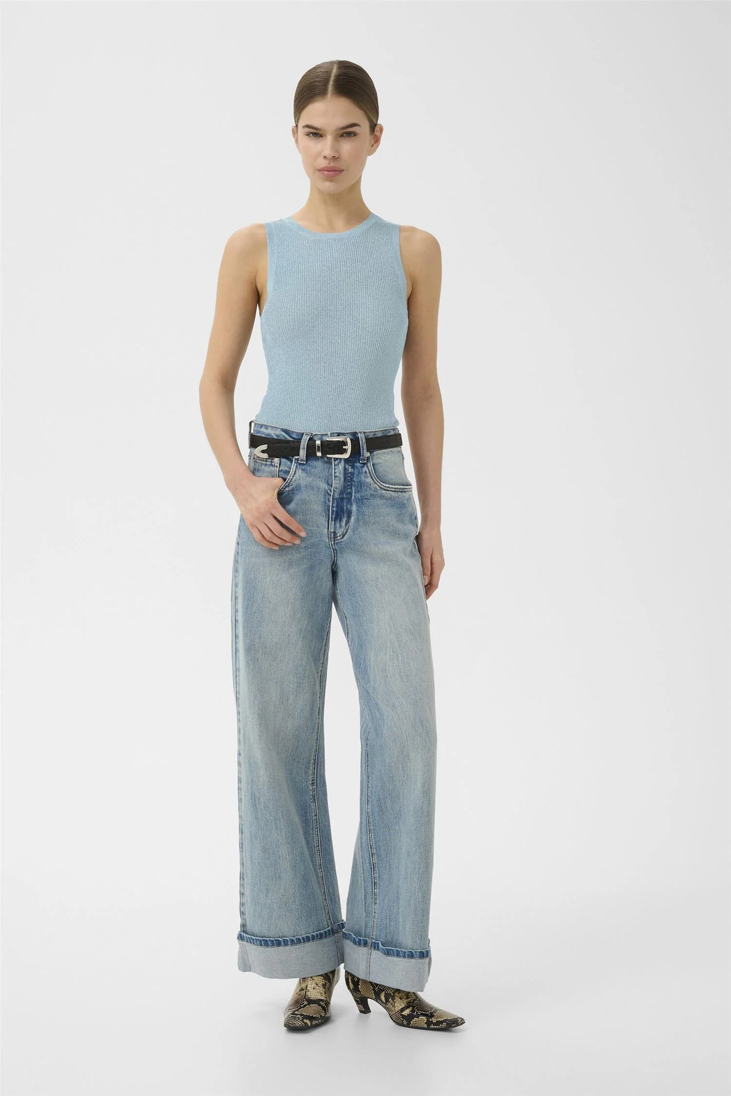 Silvigz Top  Arctic Blue Metallic - Image 7