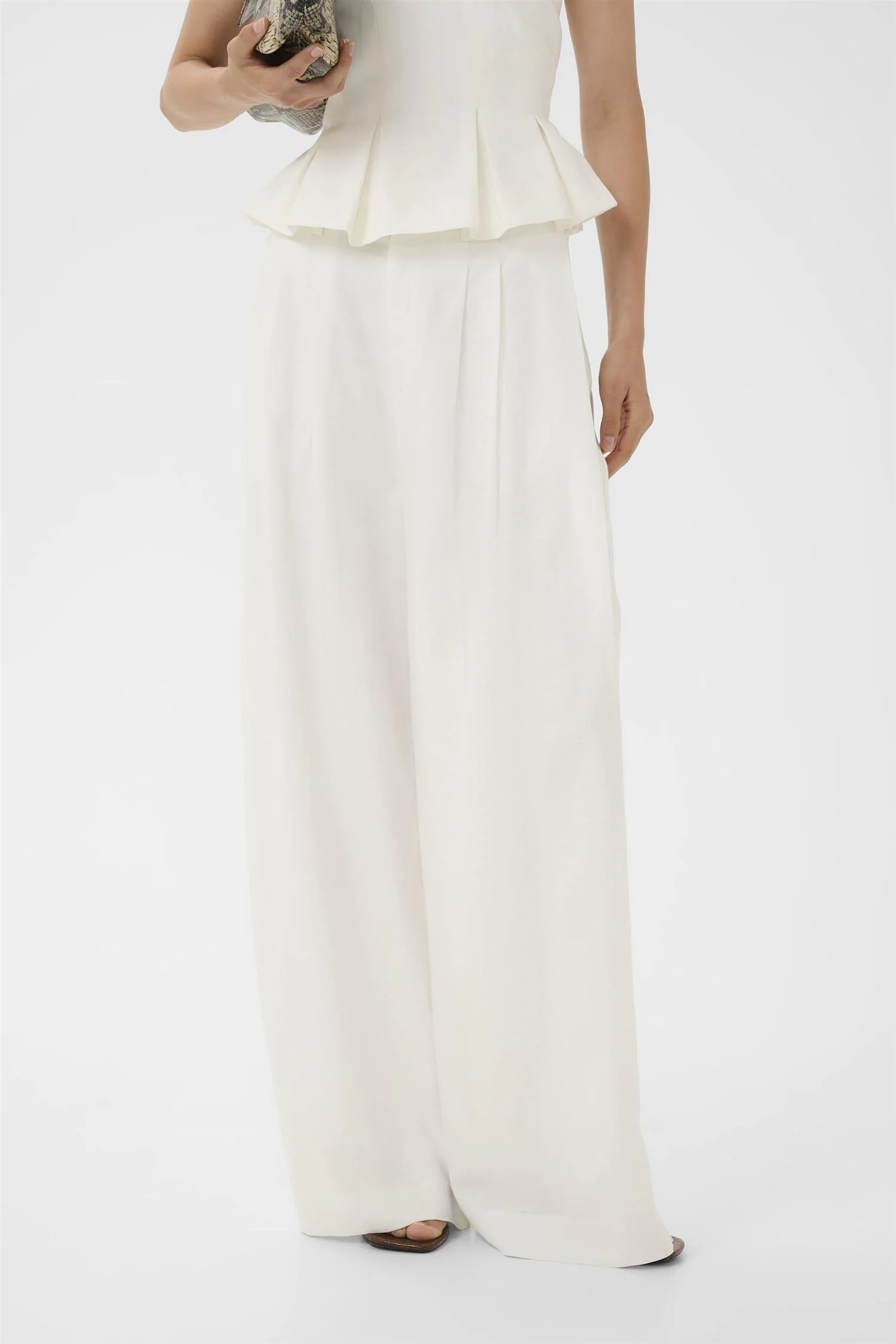 riava Mw Pants  Bright White - Image 3
