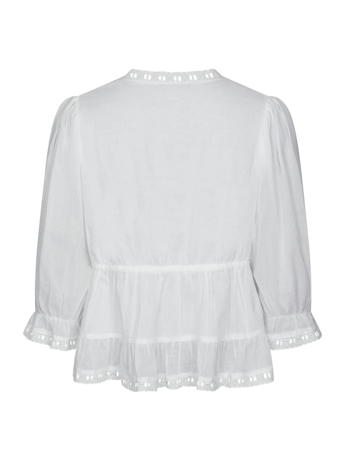 Adelia S Voile Blouse White - Image 6