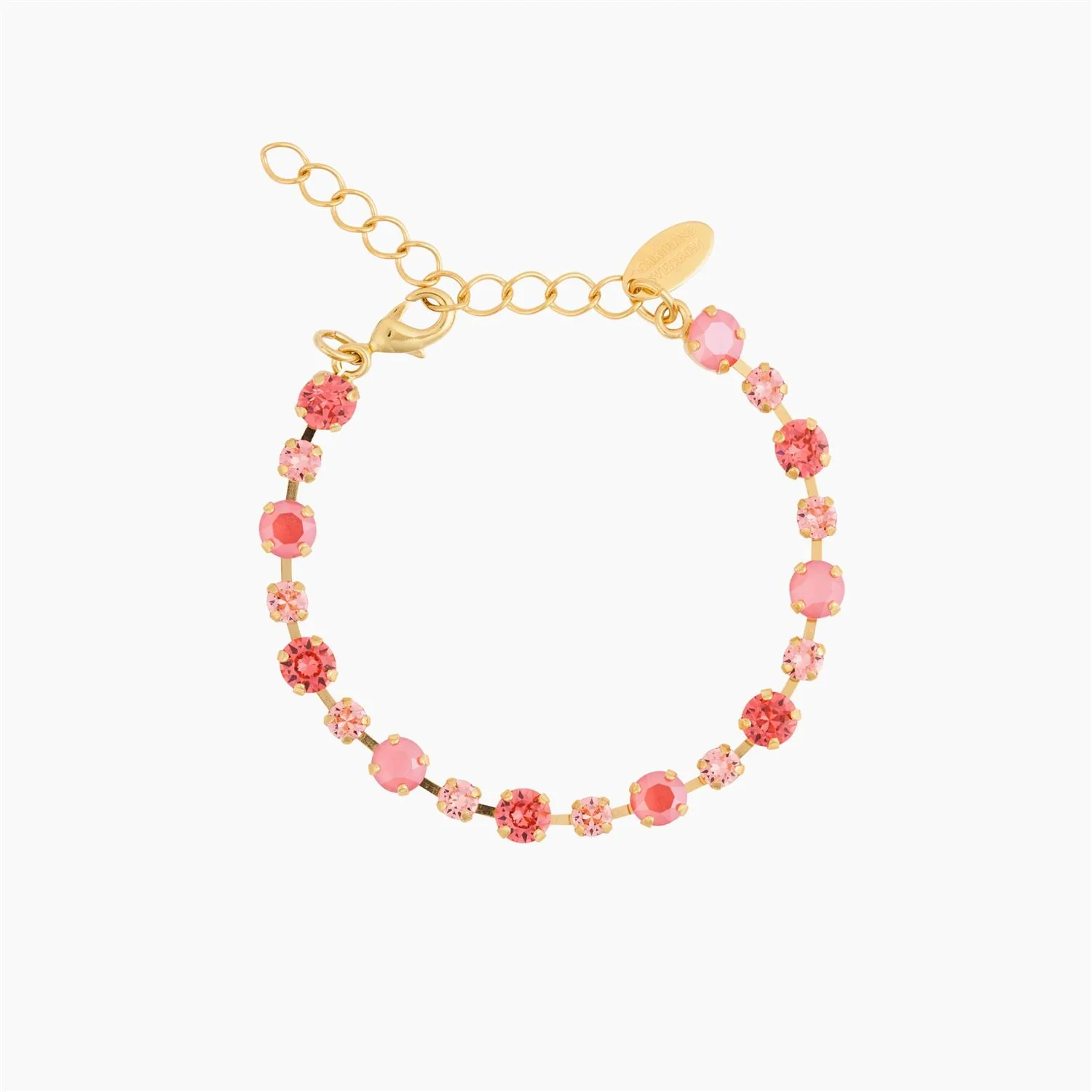 Calanthe Bracelet Gold Light Coral