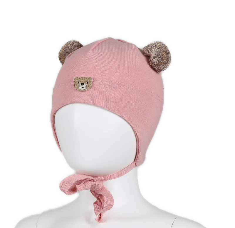 TEDDDYBEAR HAT Vintage Pink