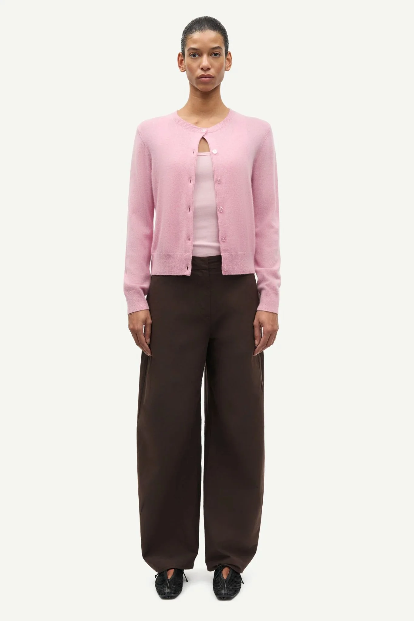 Saboston Cardigan Bleached Mauve - Image 3