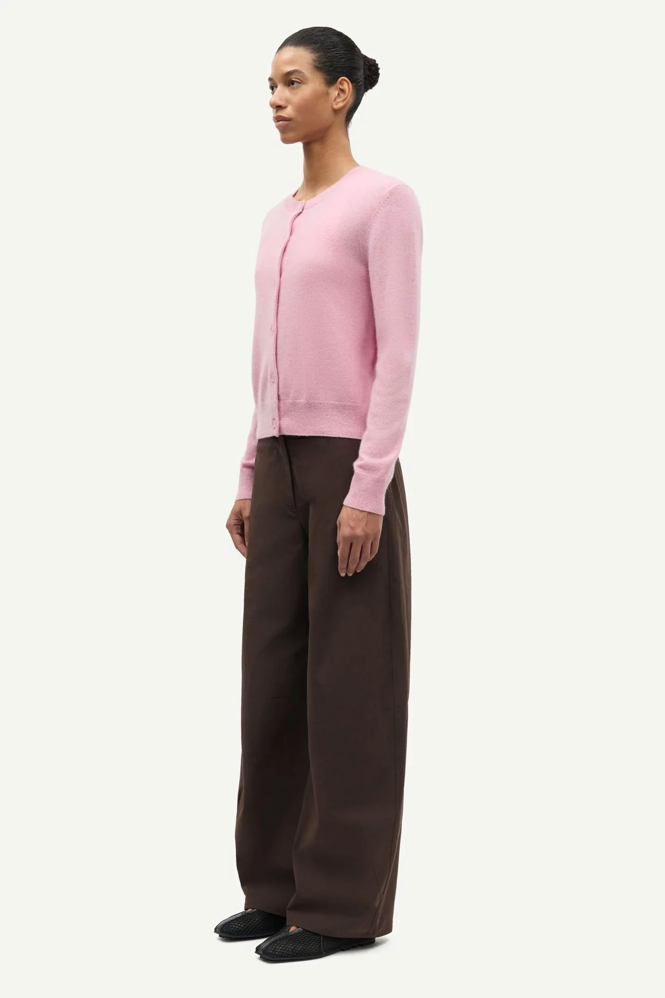 Saboston Cardigan Bleached Mauve - Image 4