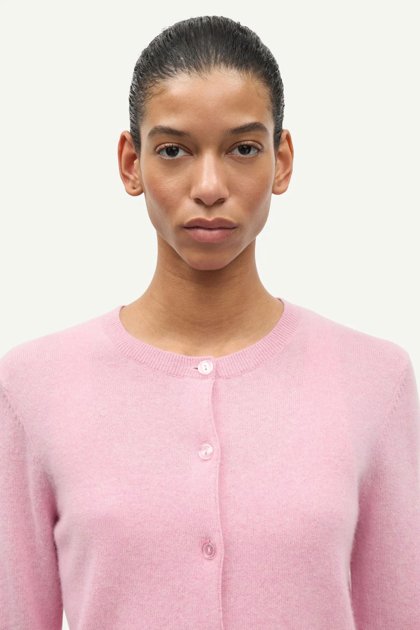 Saboston Cardigan Bleached Mauve - Image 6