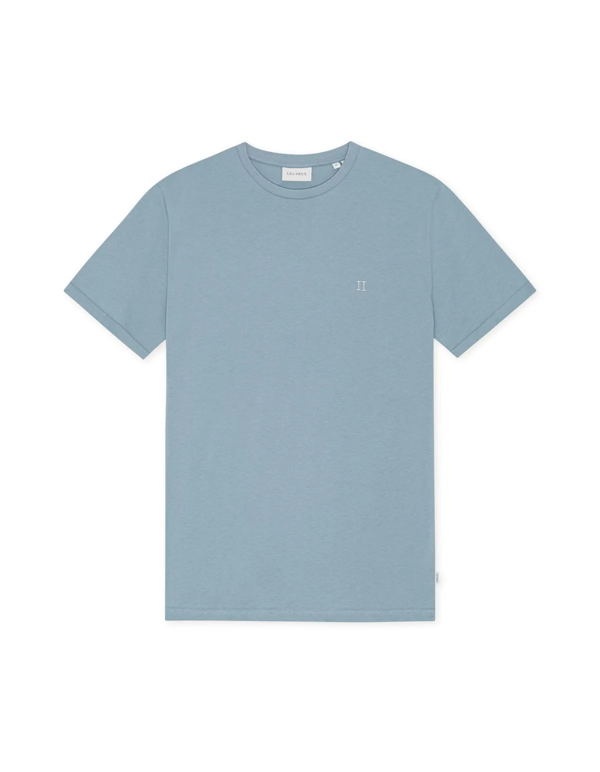 Core Contrast T-Shirt Faded Denim Blue