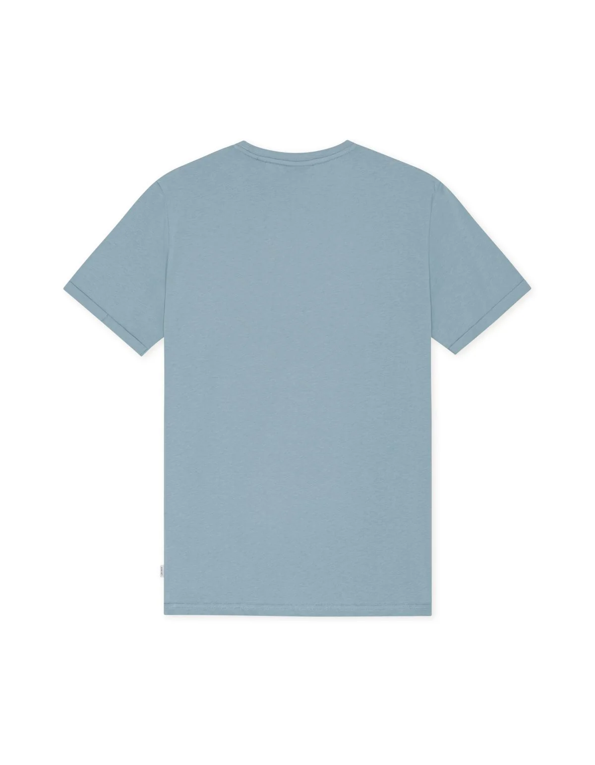 Core Contrast T-Shirt Faded Denim Blue - Image 2