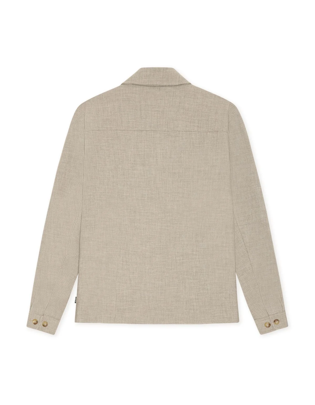 Mini Check Hybrid Jacket Bungee Cord Brown - Image 2