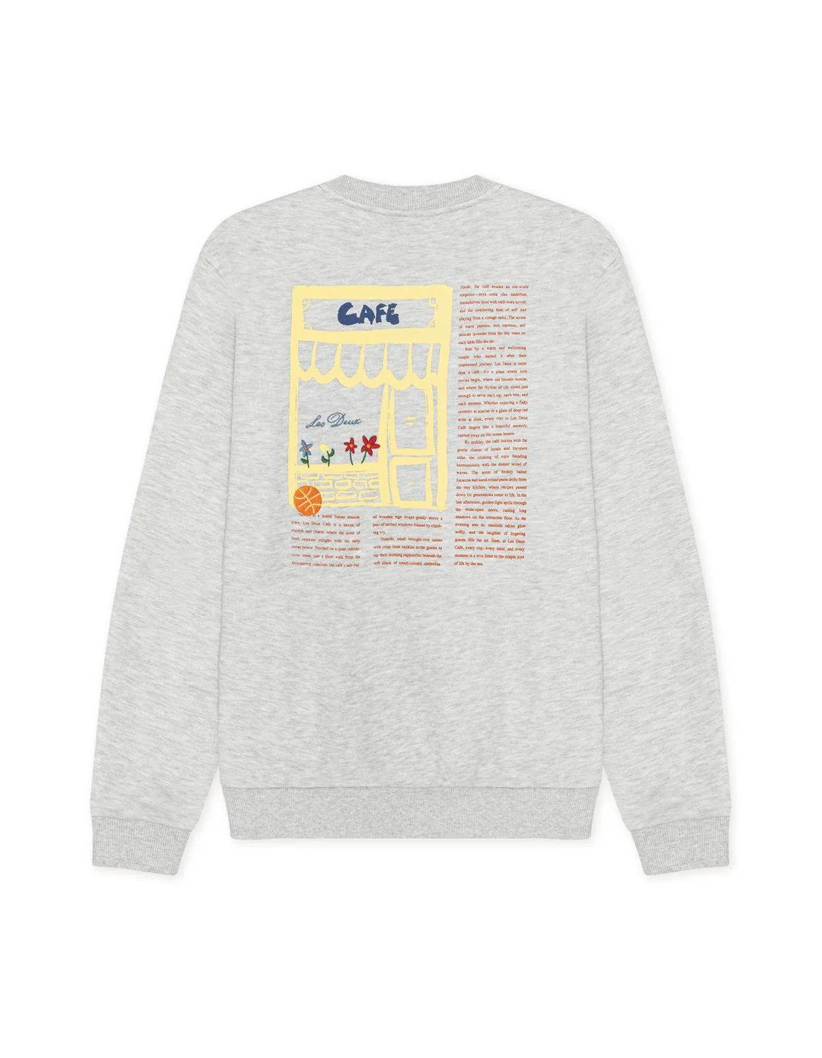 Café Sweatshirt Snow Melange - Image 2