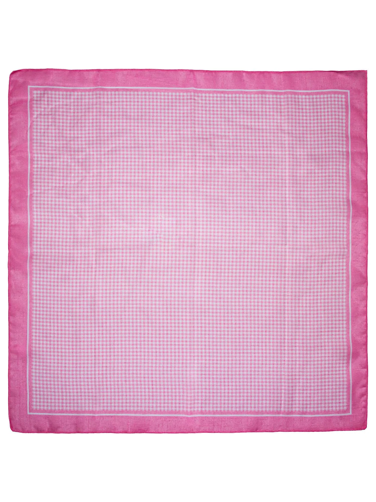 Skjerf m/ruter  Rosa - Image 2