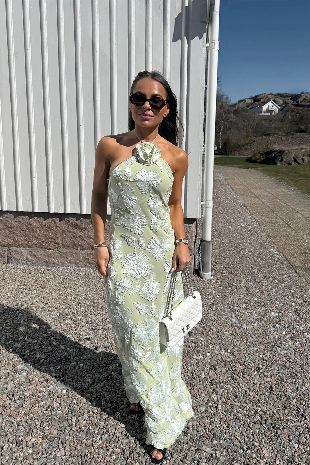 ROSE DRESS Pale Green - Image 2
